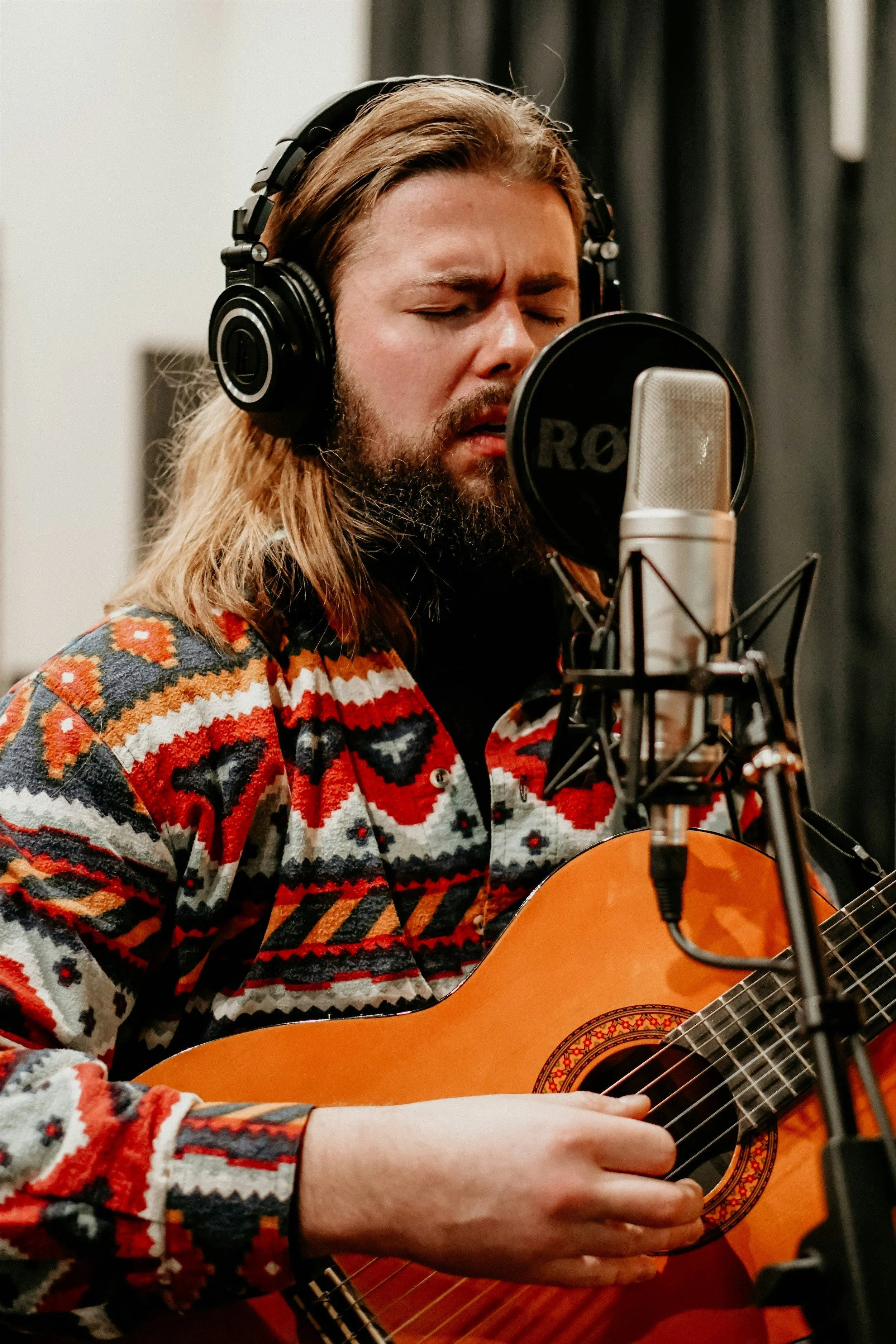 Microphone setup for online lessons